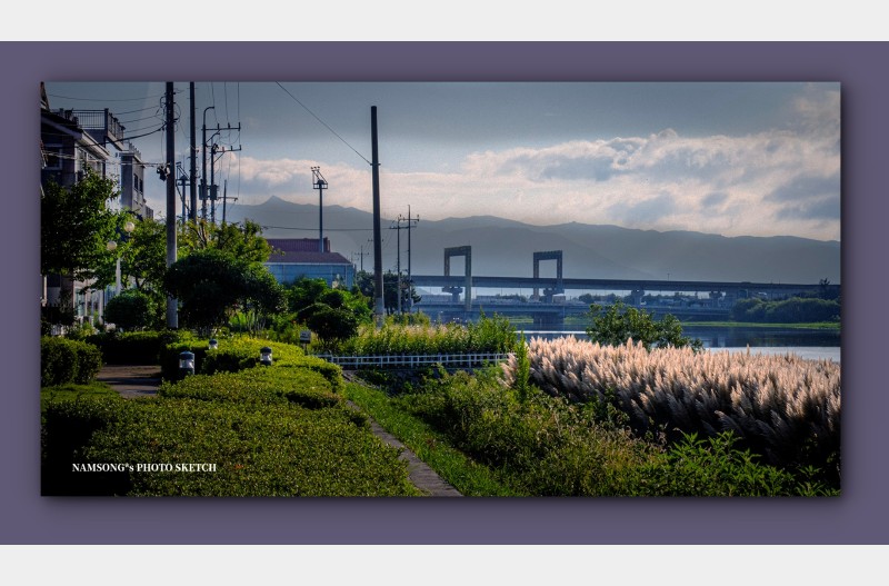 서남교가 보이는 풍경 ---