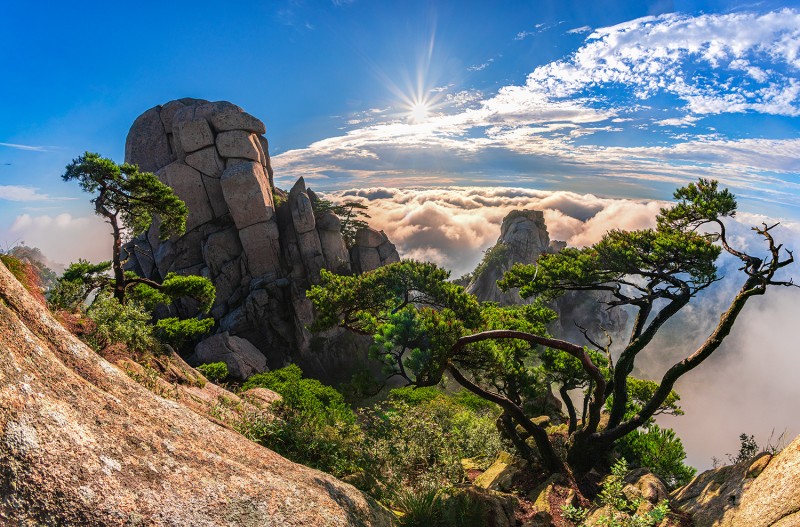도봉산 운해들어 오던날