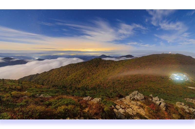단풍(丹楓)에 월백(月白) 하고