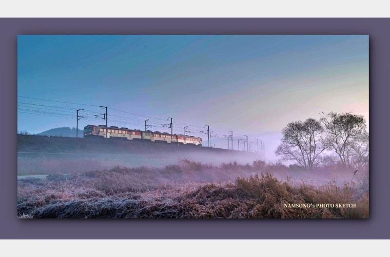 어느날 아침 화포천에서 ---