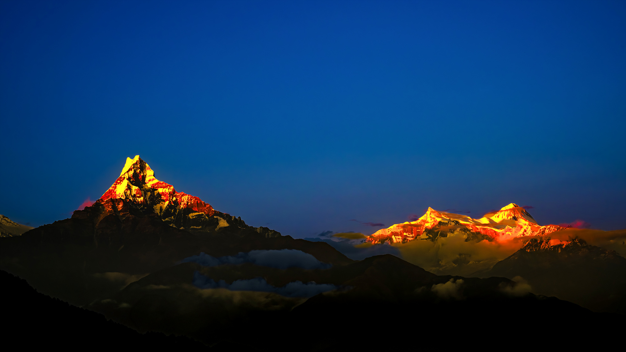 석양의 히말리아