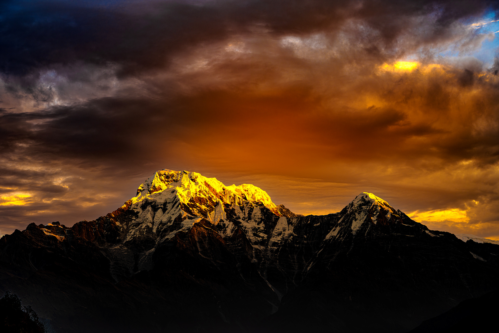 안나푸르나 일출(남봉)