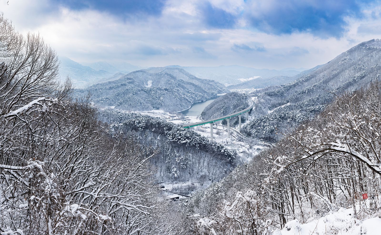 24년 12월28일 설경 입니다