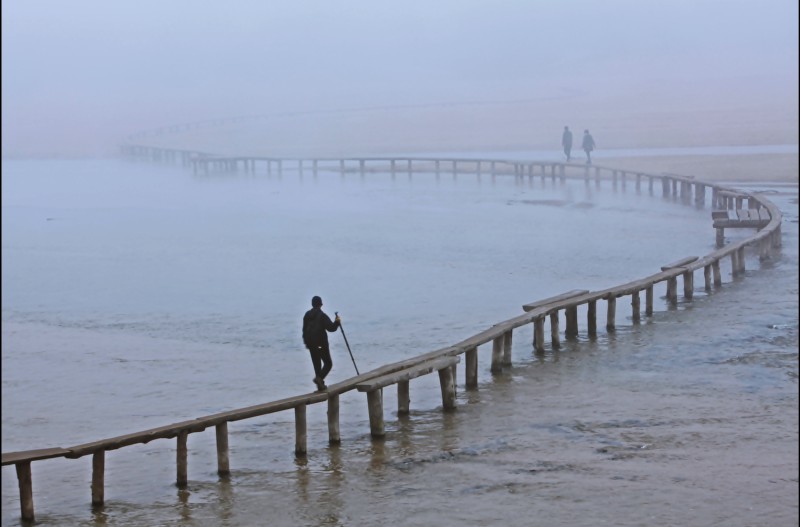 무섬 외나무다리