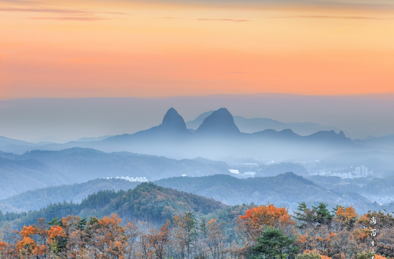 마이산 가을