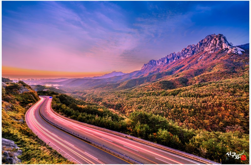울산바위의 가을
