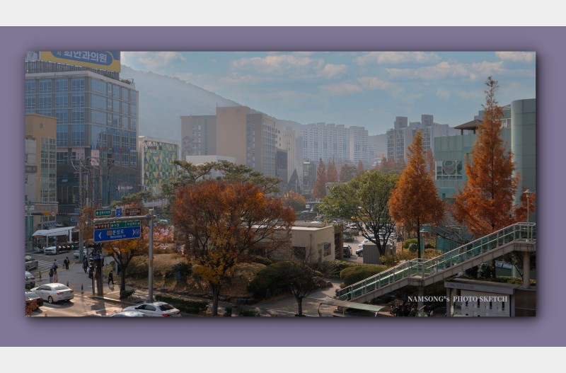 가을이 남기고 간 풍경 ---