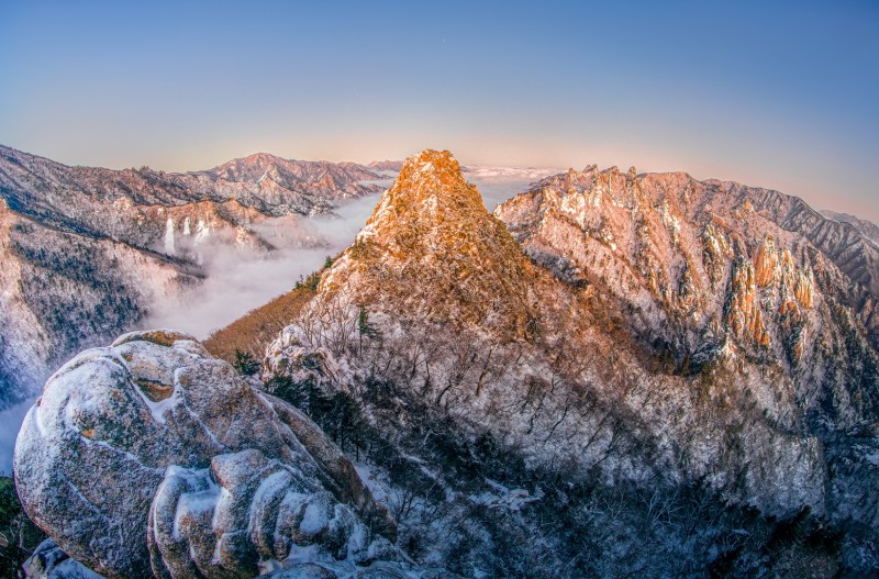 공룡능선 성탄산행